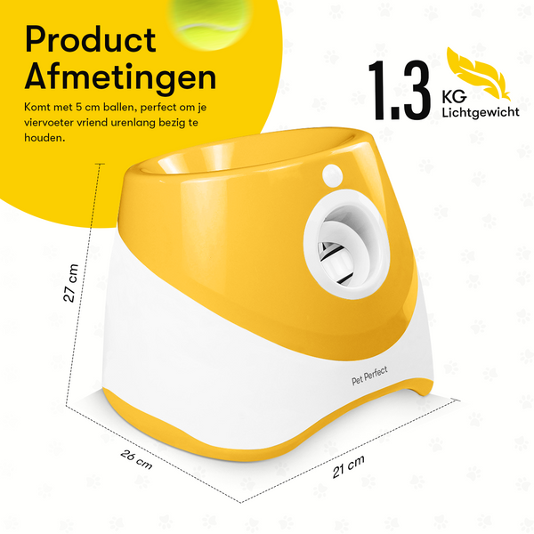 Pet Perfect automatische ballenwerper afmetingen