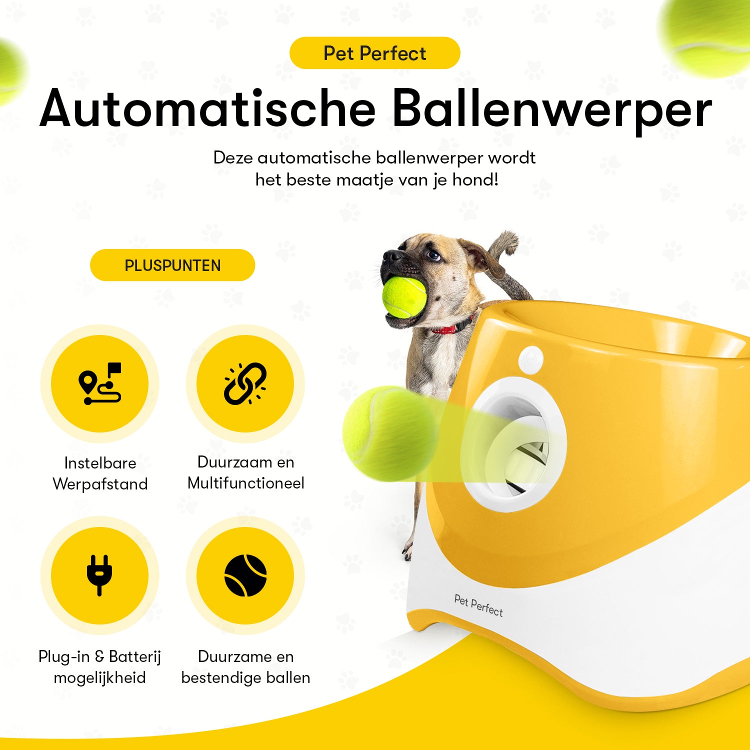 Pet Perfect automatische ballenwerper voor honden voordelen