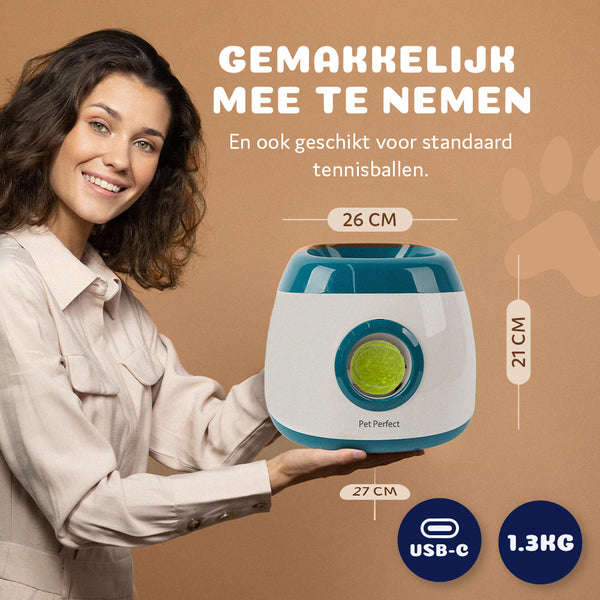 Pet Perfect automatische ballenwerper makkelijk te vervoeren
