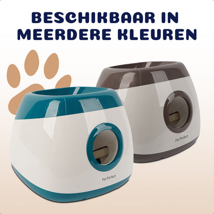 Pet Perfect automatische ballenwerper voor honden verschillende kleuren