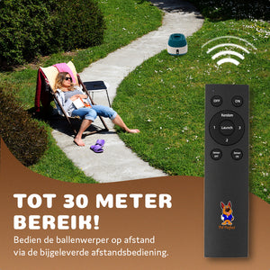 Pet Perfect automatische ballenwerper met afstandsbediening