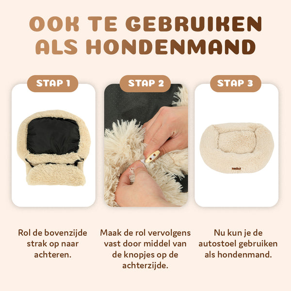 Fluffy Orthopedische Autostoel (2-in-1)