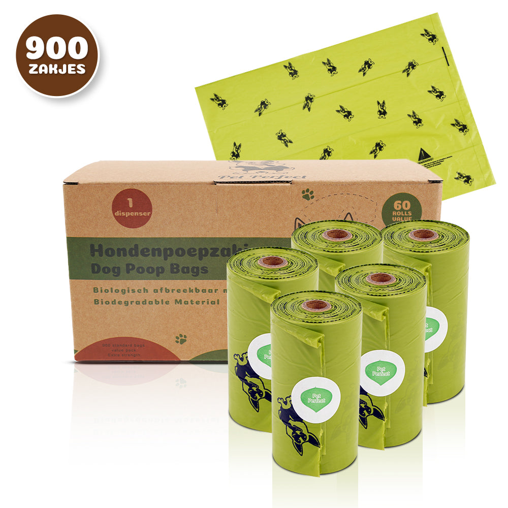 Pet Perfect Ecologische Poepzakjes - 900 stuks