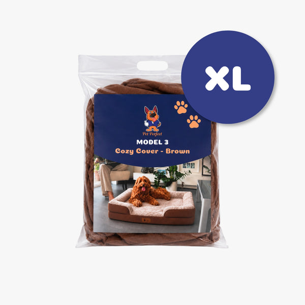 Pet Perfect HOES (zonder vulling) voor model 3 - Cozy Bruin