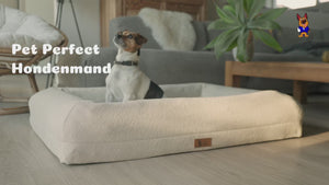 Pet Perfect Hondenmand - Orthopedisch - Afritsbaar - Beige
