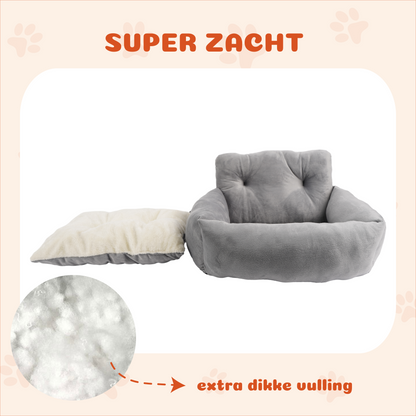 fluffy honden autostoel